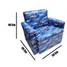 Poltrona Infantil Sofazinho Reforçada Decoração Modelos Carrinhos Azul - 7