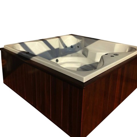 Spa Flower Spacril com Hidro - Standard Branco Ouro Fino