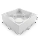 Ver imagem 3 de Spa com Hidromassagem Flower Spacril Ouro Fino com Aquecedor e Cromoterapia LED 180x180cm 4 Lugares em Acrílico Branco 220V