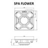 Spa Flower Spacril com Hidro - Top Line - 3
