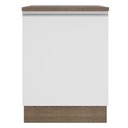 Ver imagem 4 de Balcão Glamy 60 cm 1 Porta Rustic e Branco Madesa