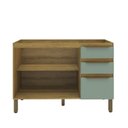 Ver imagem 6 de Cozinha Compacta Modulada 2 Peças com Tampo 25mm Magnolia Yescasa Marrom/Mel/Verde