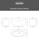 Ver imagem 3 de Banheira de Imersão Mavie Design Moderno