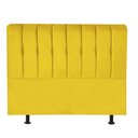 Ver imagem 1 de Cabeceira para Cama Box Casal 1,40 Cm Kiara:amarelo