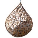 Ver imagem 5 de Cadeira Balanço Ninho Suspenso Gota Tramado com Suporte e Almofada Impermeável Acesse Móveis