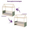 Cama Montessoriano Reversível Completa Casinha Garden Casatema MadeiraOriginals - 10