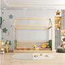 Cama Montessoriano Casinha Garden com Grade Dupla Casatema MadeiraOriginals - 2