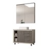 Gabinete de Banheiro 100cm com Cuba e Armário Ref 1030 - 3