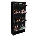 Ver imagem 2 de Organizador Sapateira Carol 4 Gavetas Basculantes Preto