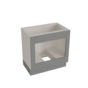 Ver imagem 2 de Balcão para Forno de Embutir Planejado 80cm sem Tampo Arizona CabeCasa MadeiraOriginals Cinza/Branco