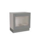 Ver imagem 1 de Balcão para Forno de Embutir Planejado 80cm sem Tampo Arizona CabeCasa MadeiraOriginals Cinza/Branco
