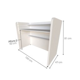 Conjunto Infantil de Cama Montessoriana e Escrivaninha com Regulagem de Altura - 19