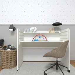 Conjunto Infantil de Cama Montessoriana e Escrivaninha com Regulagem de Altura - 4