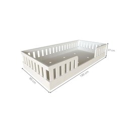 Conjunto Infantil de Cama Montessoriana e Escrivaninha com Regulagem de Altura - 17