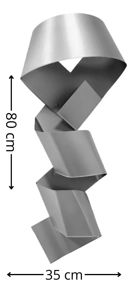 Ver imagem 4 de Decoração Escultura de Parede de Metal Exclusivo no Brasil Home Decor Prata Velho