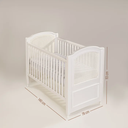 Ver imagem 5 de Berço Feliz com Tela Trançada | Americano 2 em 1 | Branco com Palha Branca:palha-branca/com/branco-p