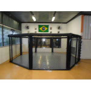 Octógono de Mma, Boxe Muay Thai Solo Tamanho 5 X 5metros:amarelo