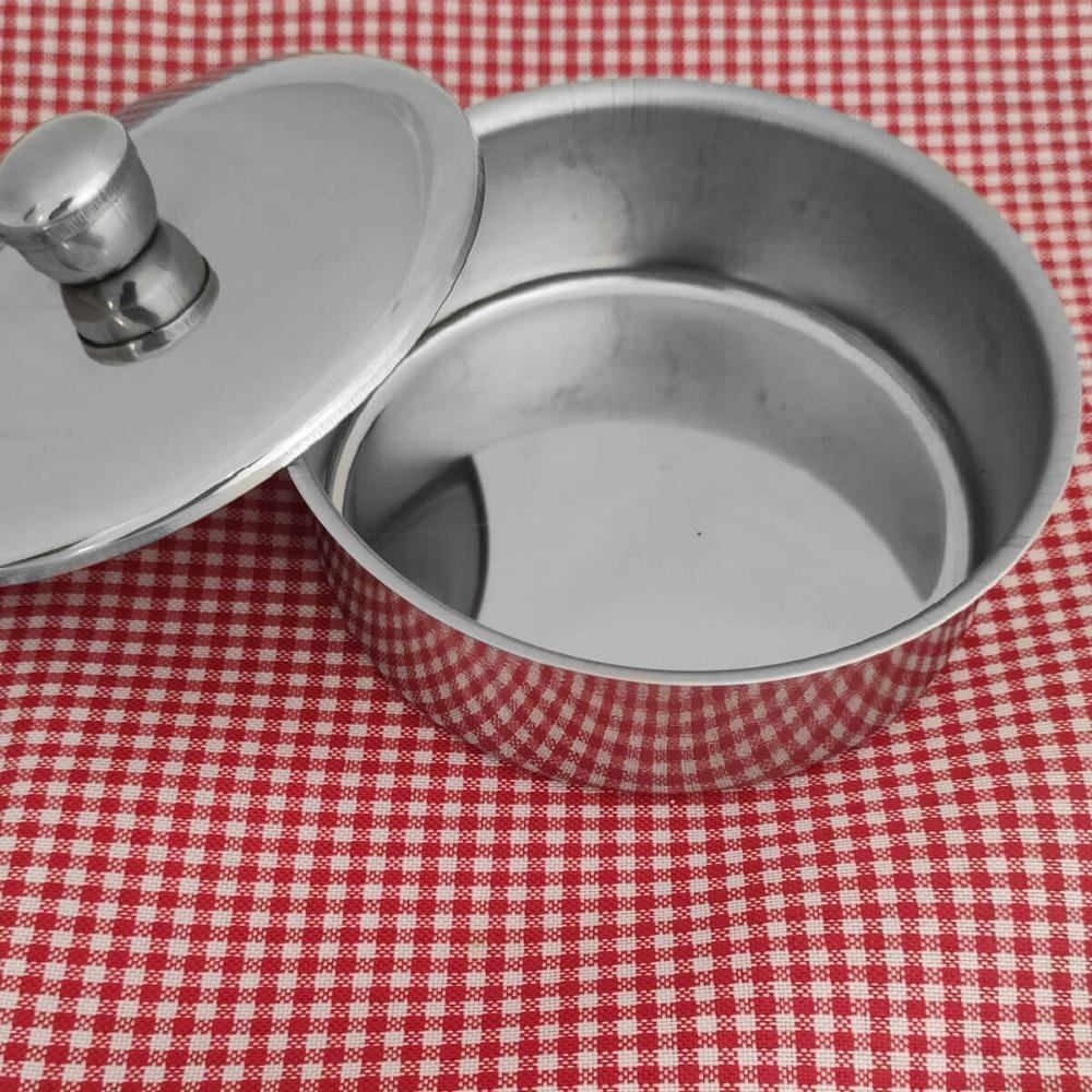 Conjunto Manteigueira Redonda e Porta Pão com Tampa Inox Mesa Posta Café - 7