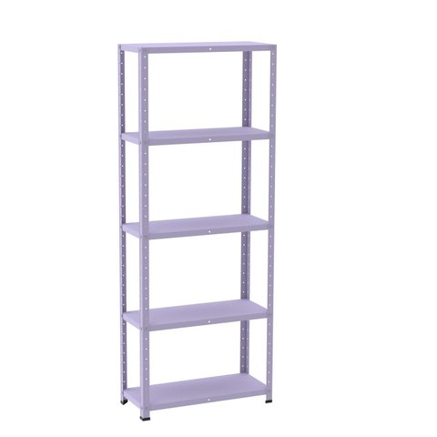 Estante com Estrutura Metalica Armazenagem Pre Mold 2000mm s/Ref Epl-5A-Vu Rosa/Lilás