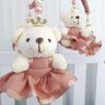 MOBILE PARA BERÇO MUSICAL GIRATÓRIO PRINCESA ROSÉ LISO - 2