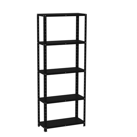 Estante com Estrutura Metalica Armazenagem Pre Mold 2000mm s/Ref Epl-5A-Vu Preto