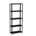 Ver imagem 1 de Estante com Estrutura Metalica Armazenagem Pre Mold 2000mm s/Ref Epl-5A-Vu Preto