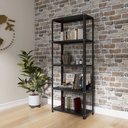 Ver imagem 2 de Estante com Estrutura Metalica Armazenagem Pre Mold 2000mm S/ref Epl-5a-vu