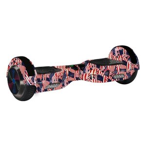 Hoverboard Overboard Infantil Skate Elétrico 6.5 Led + Bolsa Cor:usa;tamanho:único;gênero:unissex