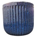 Ver imagem 4 de Vaso de Cerâmica Linha Violeta (12) Azul Burguina