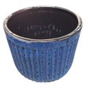 Ver imagem 3 de Vaso de Cerâmica Linha Violeta (12) Azul Burguina