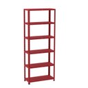 Ver imagem 1 de Estante com Estrutura Metalica Armazenagem Pre Mold 2000mm s/Ref Epl-6A-Vu Vermelho