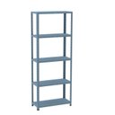 Ver imagem 1 de Estante com Estrutura Metalica Armazenagem Pre Mold 2000mm s/Ref Epl-5A-Vu Azul/Dali