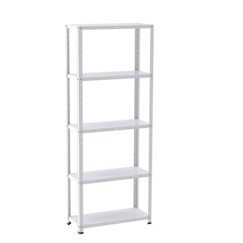 Estante com Estrutura Metalica Armazenagem Pre Mold 2000mm s/Ref Epl-5A-Vu Branco