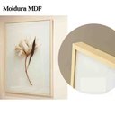 Ver imagem 2 de Tela Moldura Mdf Vanila 70x105 Cm Imagem 3063 Selezione Decor