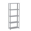 Ver imagem 1 de Estante com Estrutura Metalica Armazenagem Pre Mold 2000mm s/Ref Epl-5A-Vu Cinza