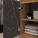 Ver imagem 5 de Gabinete de Banheiro 100cm com Cuba e Armário com Espelho Ref 1000