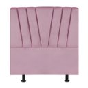 Ver imagem 1 de Cabeceira Estofada Cama Box Solteiro 100 Cm Louise Suede:rosa