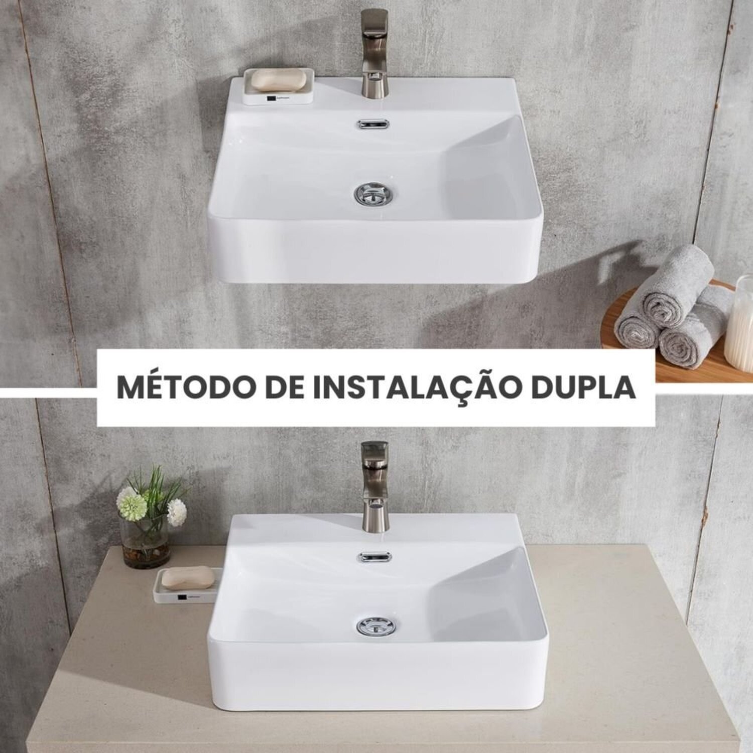 Cuba de Apoio com Mesa Adamas Adm-8030 - 1