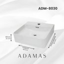 Ver imagem 3 de Cuba de Apoio com Mesa Adamas Adm-8030
