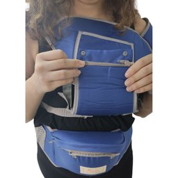 Canguru Carregador Bebe Criança Bolso Alça Ajustavel Ergonomico Passeio Viagem Confortavel Seguro Pr - 13