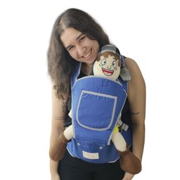 Canguru Carregador Bebe Criança Bolso Alça Ajustavel Ergonomico Passeio Viagem Confortavel Seguro Pr - 9