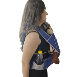 Canguru Carregador Bebe Criança Bolso Alça Ajustavel Ergonomico Passeio Viagem Confortavel Seguro Pr - 10