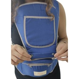 Canguru Carregador Bebe Criança Bolso Alça Ajustavel Ergonomico Passeio Viagem Confortavel Seguro Pr - 12
