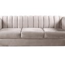 Ver imagem 4 de Sofá Chesterfield Realeza 3 Lugares Decoração Retrô Bege Claro
