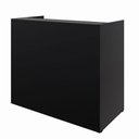 Ver imagem 2 de Balcão Atendimento Recepção Consultório 120 Cm X 110 Cm F5 Cor:preto