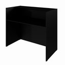 Ver imagem 4 de Balcão Atendimento Recepção Consultório 120 Cm X 110 Cm F5 Cor:preto