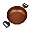 Ver imagem 6 de Kit Panela Frigideira e Caçarola Wok Antiaderente - Cobre