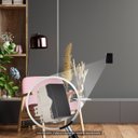 Ver imagem 4 de Kit 5 Módulo Interruptor Simples Preto Ebony Sleek Margirius Cor:preto