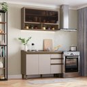 Ver imagem 1 de Cozinha Compacta Modulada 2 Peças 100% MDF com Vidro Connect
