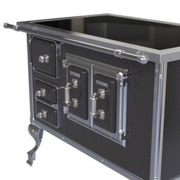 Fogao a Lenha GII N 2 Sec Xviii Premium Preto Sd - 6